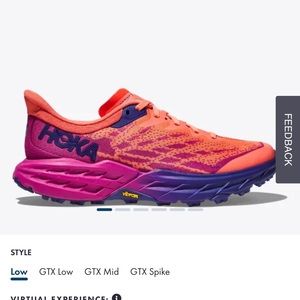 Women’s New Hoka Speedgoat 5 Size 8 D festival fuchsia color.